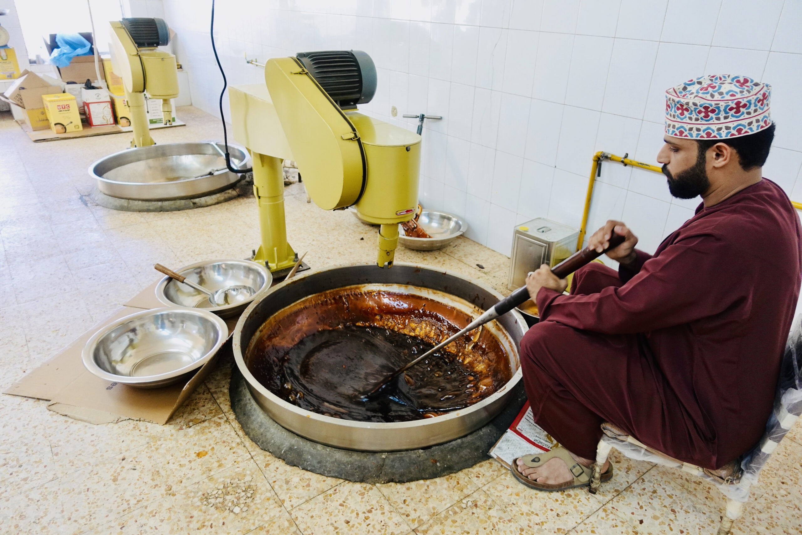 We're visiting a Halwa factory