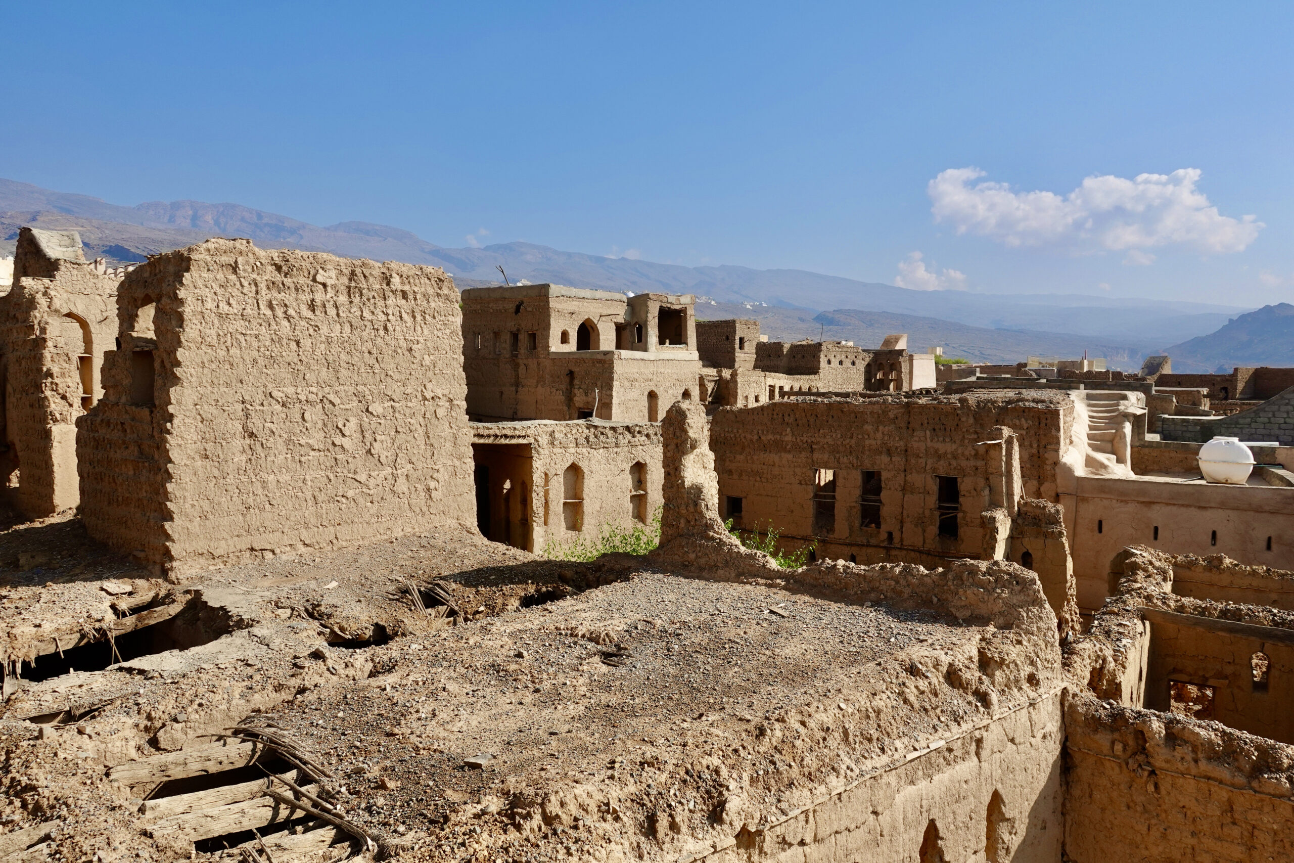 Leider gibt es auch in der Altstadt von Nizwa viele verfallene Häuser