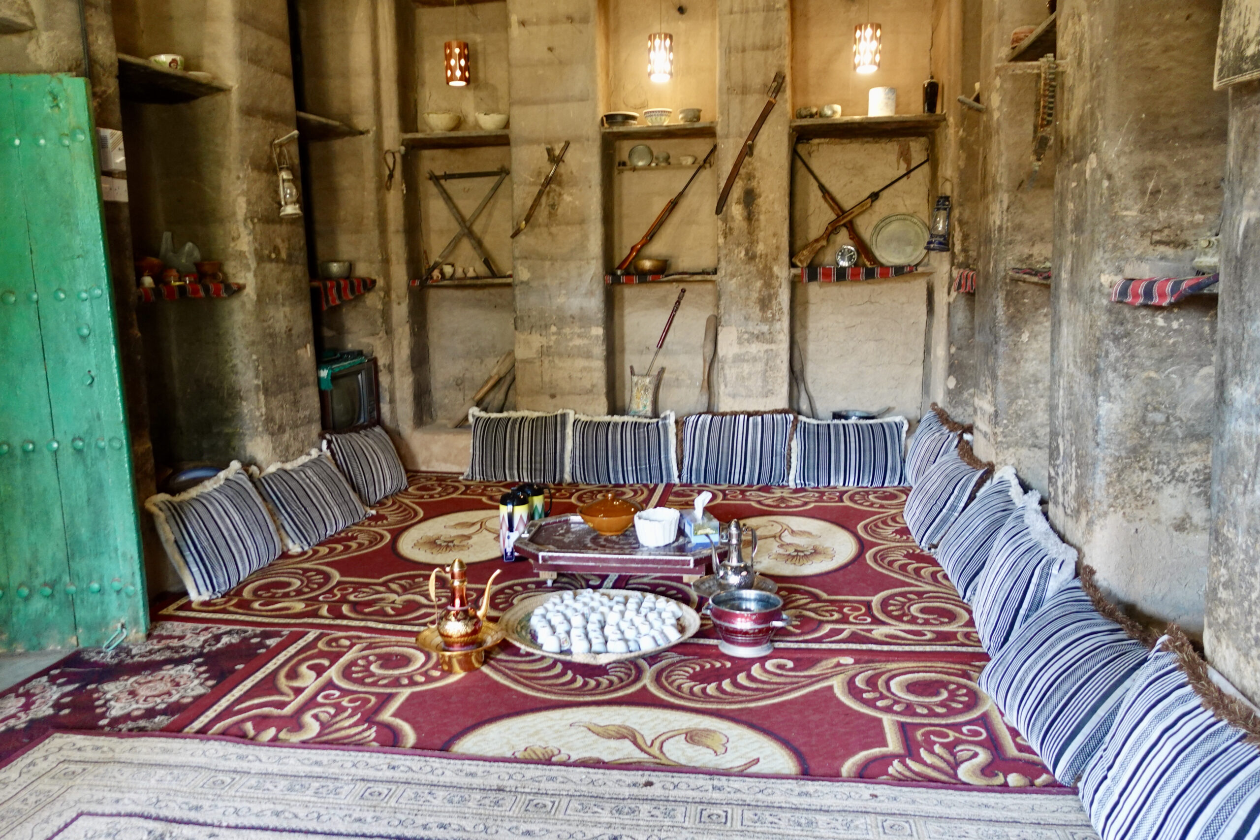 Typical living room in a traditional residential house