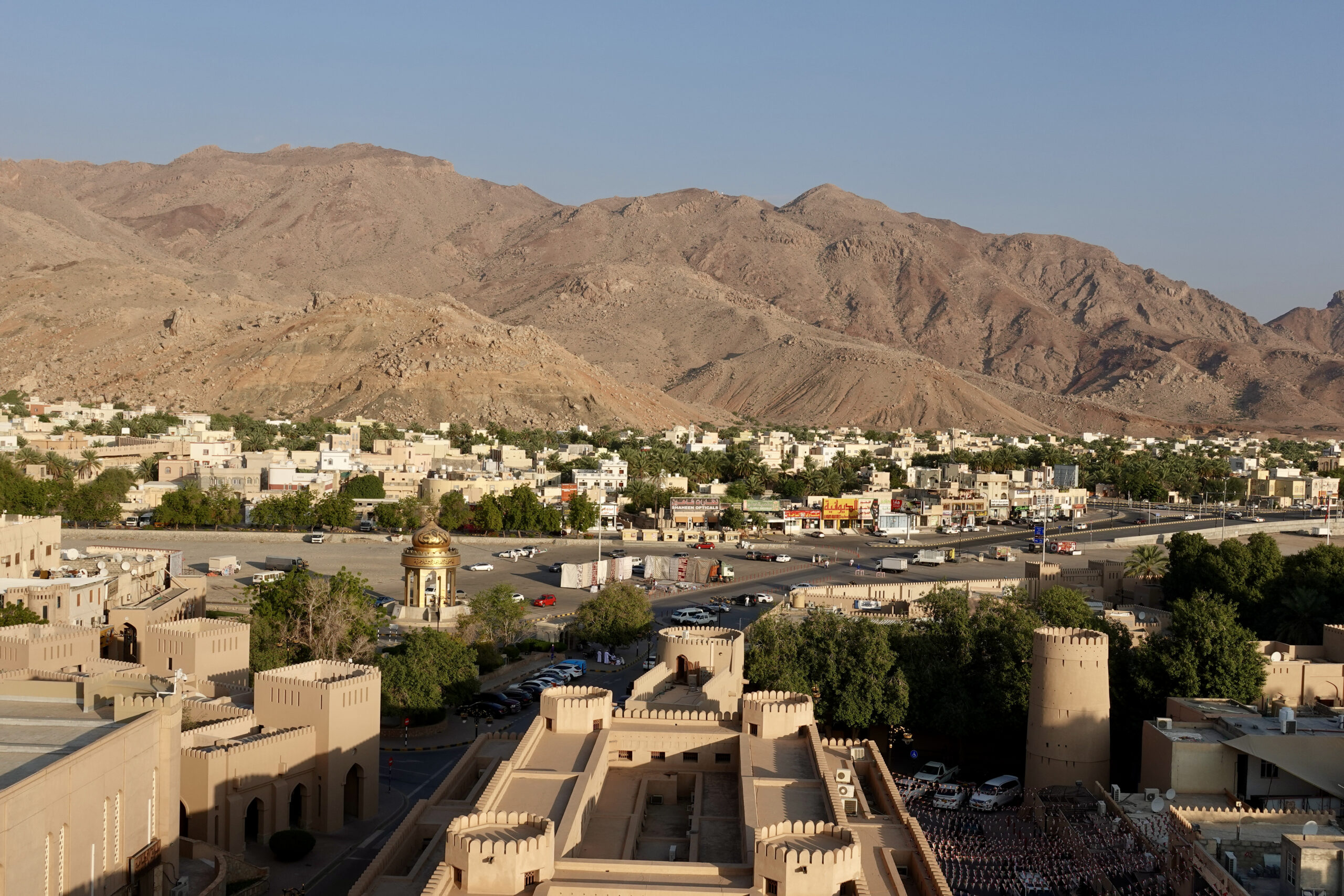 Blick auf die Altstadt von Nizwa