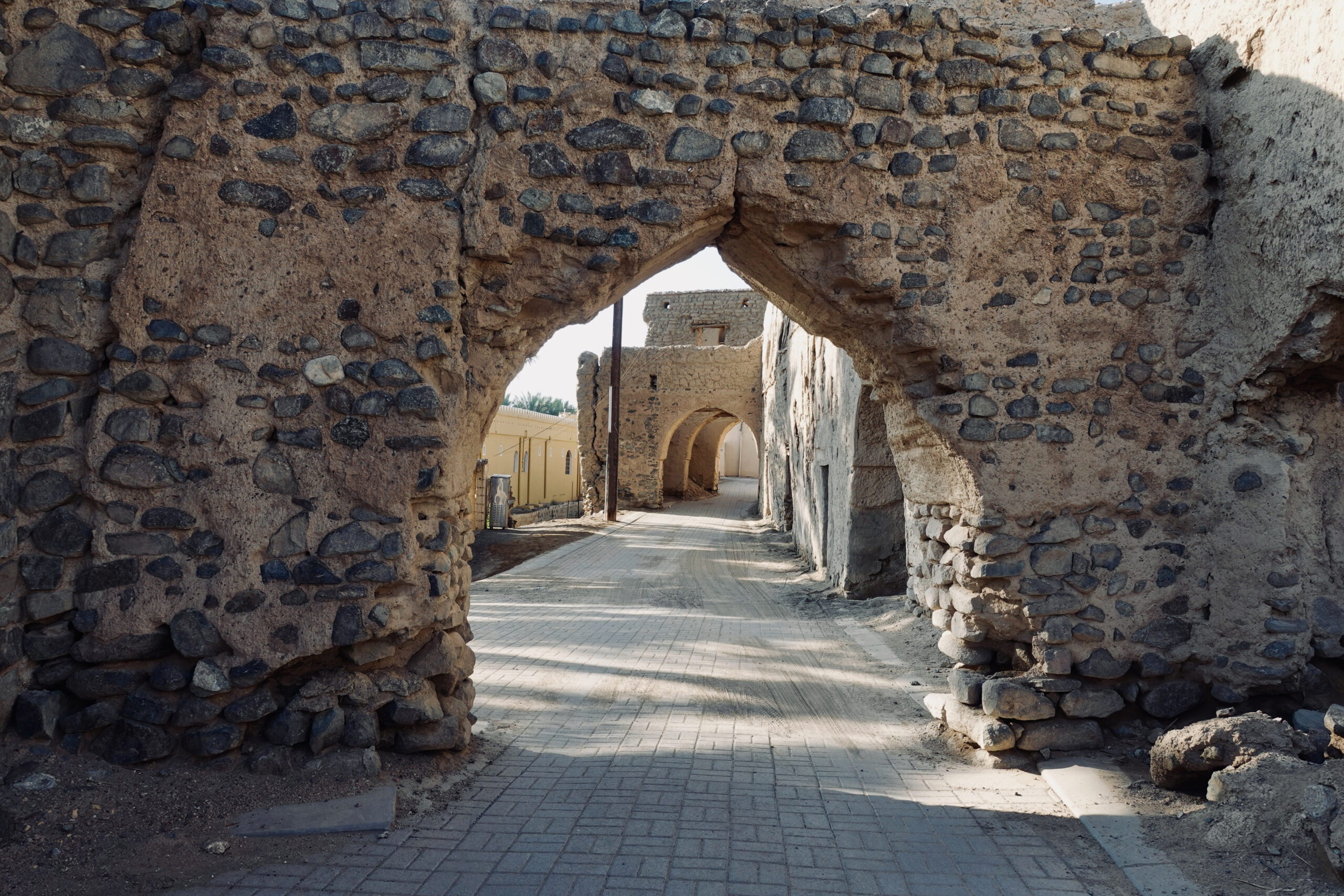 Die verfallene Altstadt von Ibra