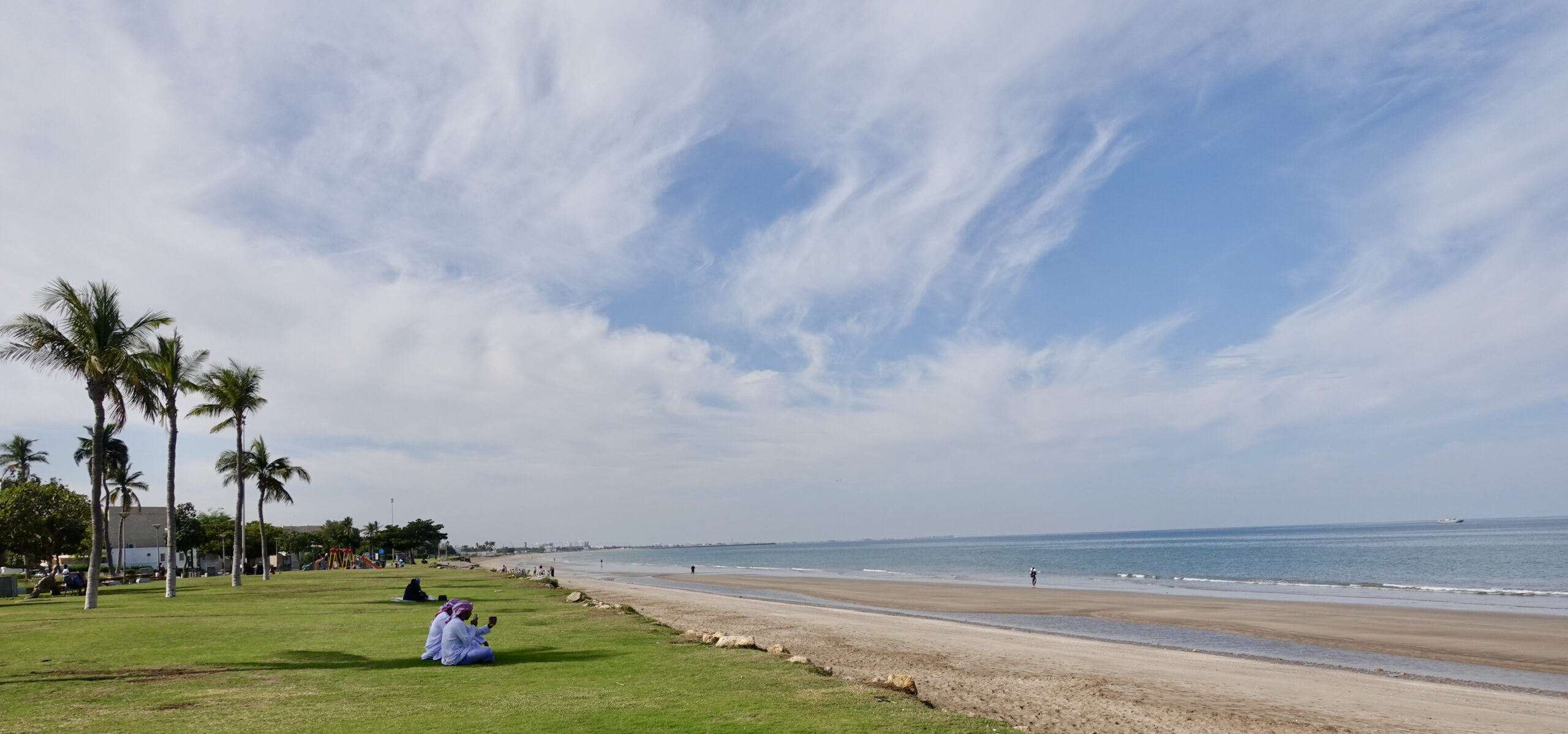 Long beach in Muscat