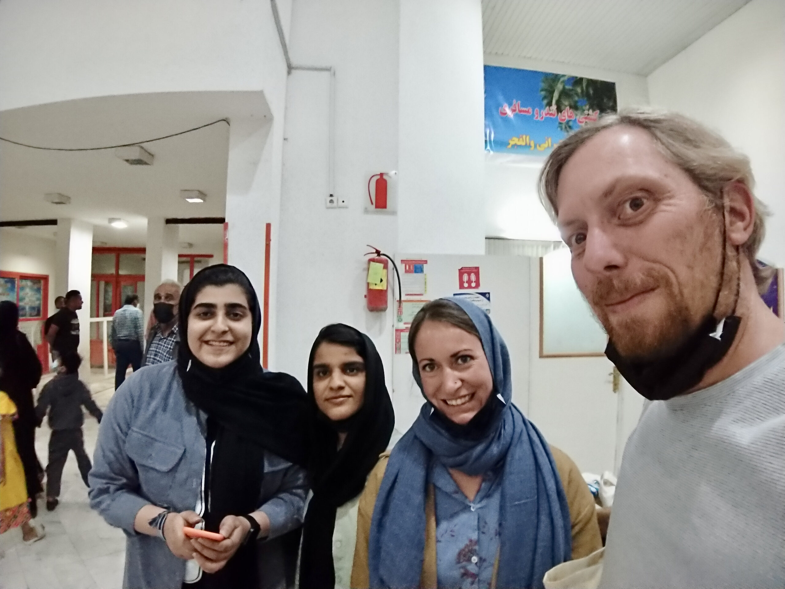 First encounters with the friendly Iranians