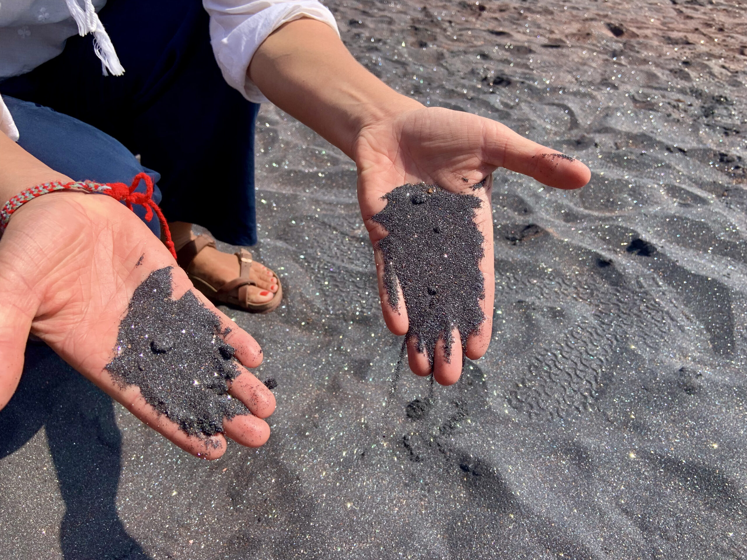 Sparkling sand