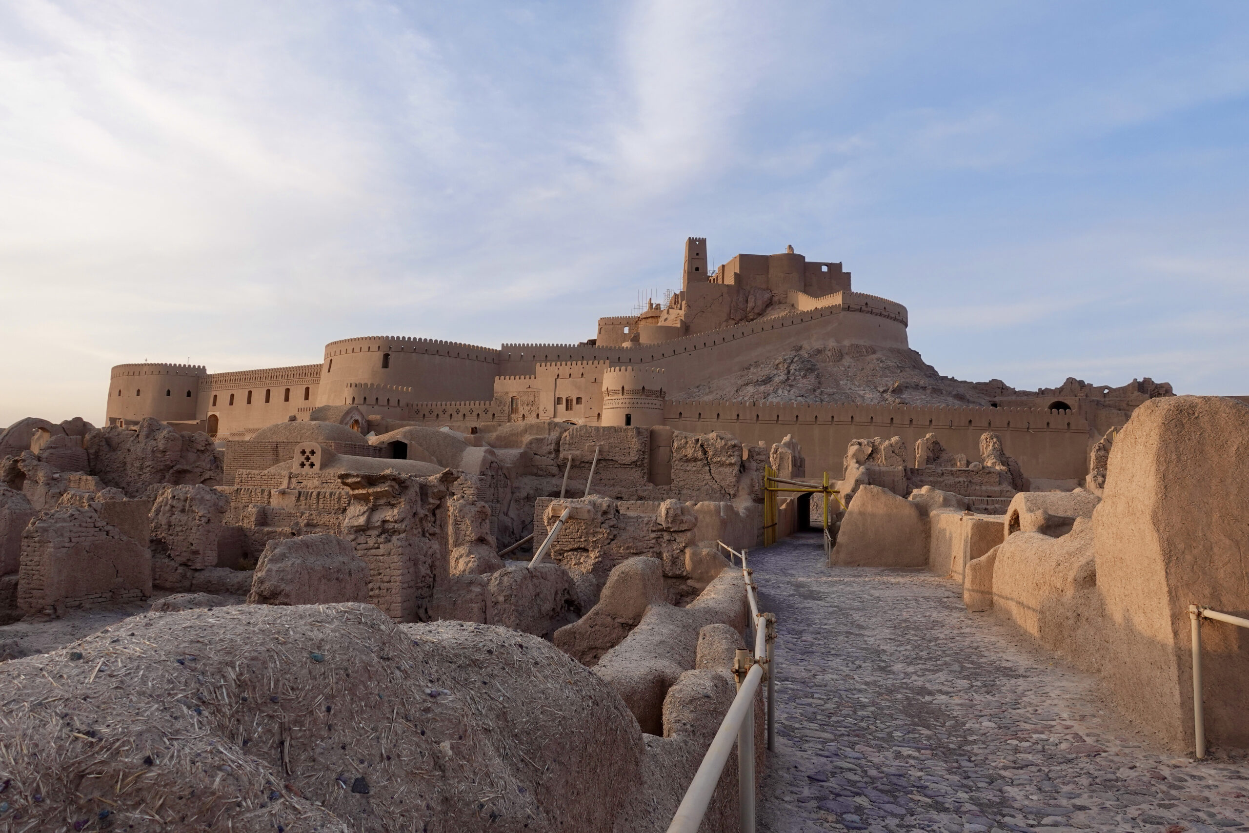 In the background the citadel inside the fortress