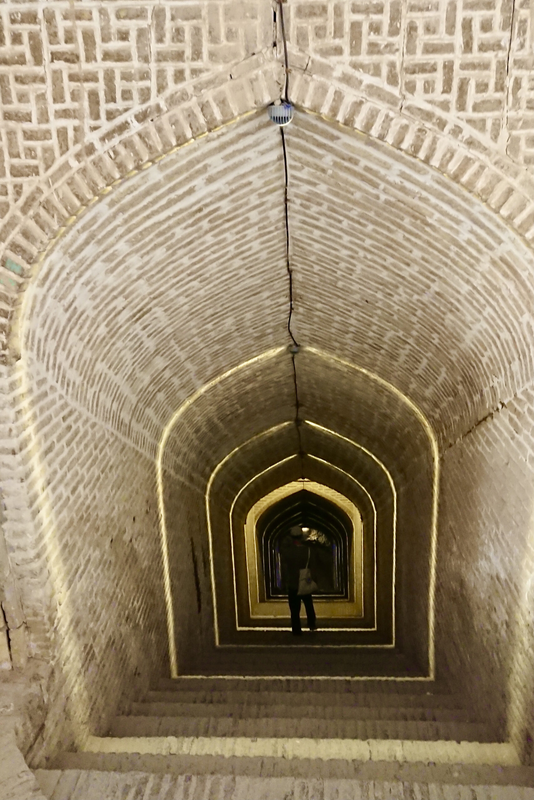 3.) Zugang zu einem Qanat in Yazd