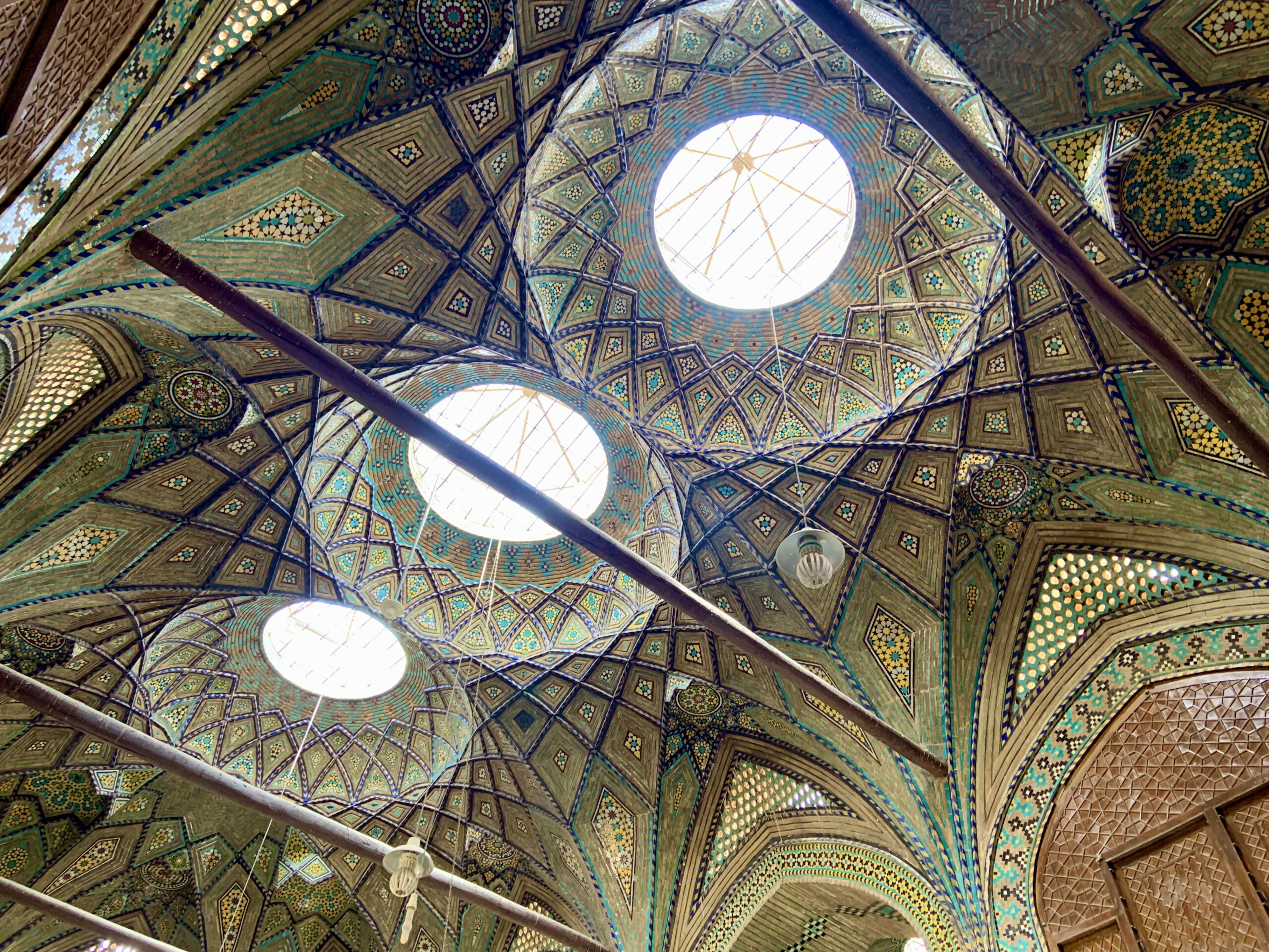 Beautiful vaulted ceiling in the bazaar