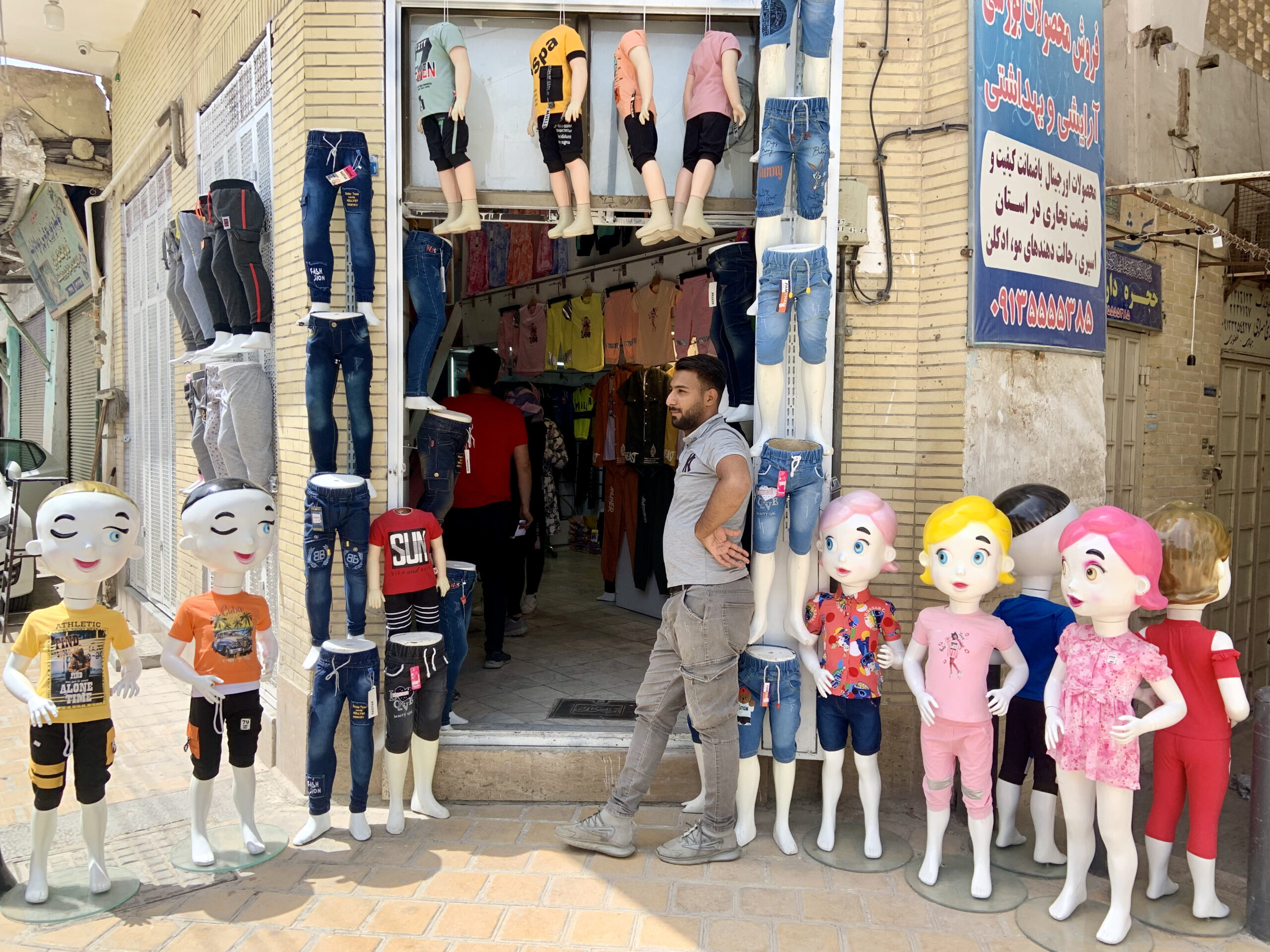 The mannequins in Iran would be worth a story of their own