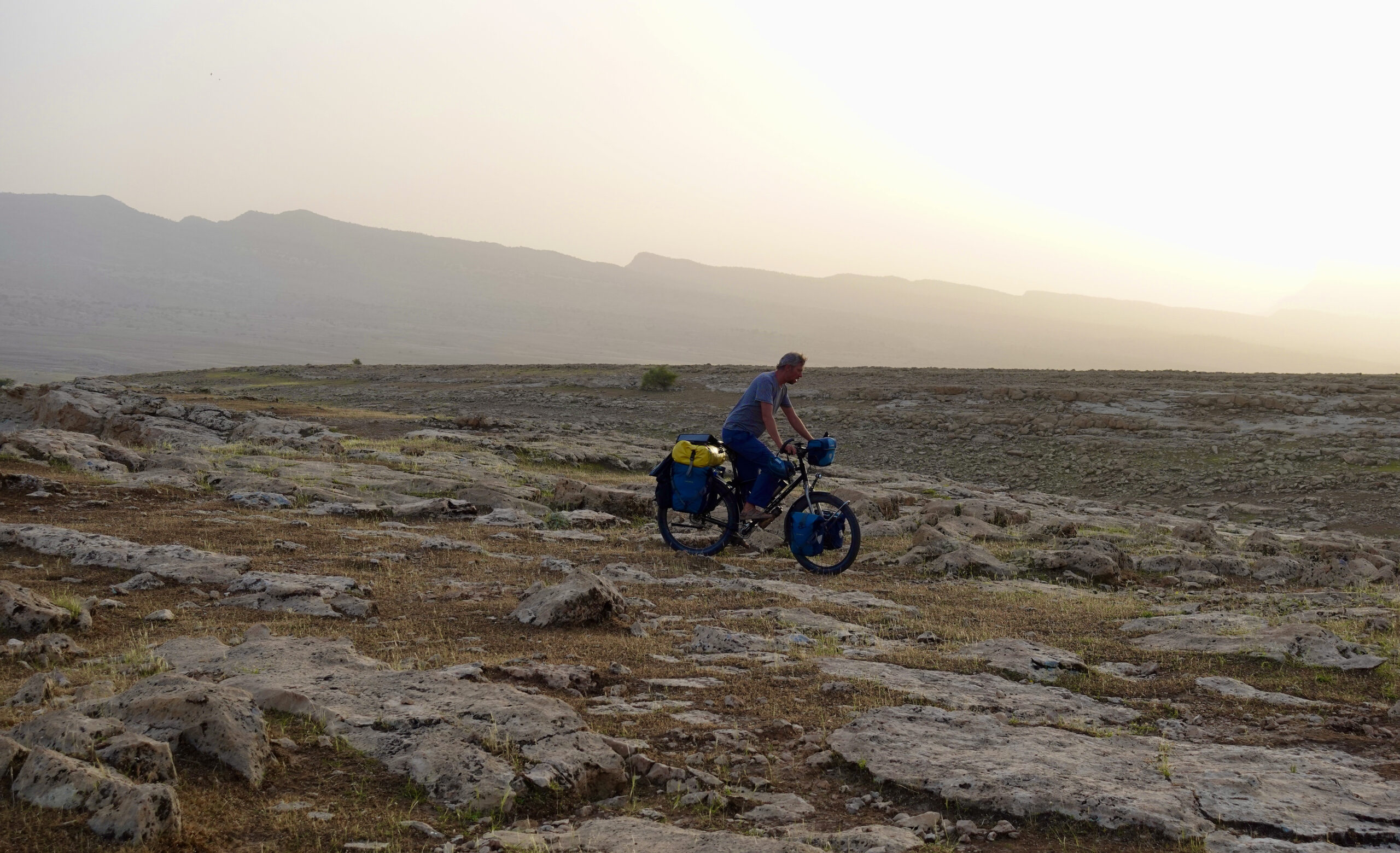 Cycling along the canyon