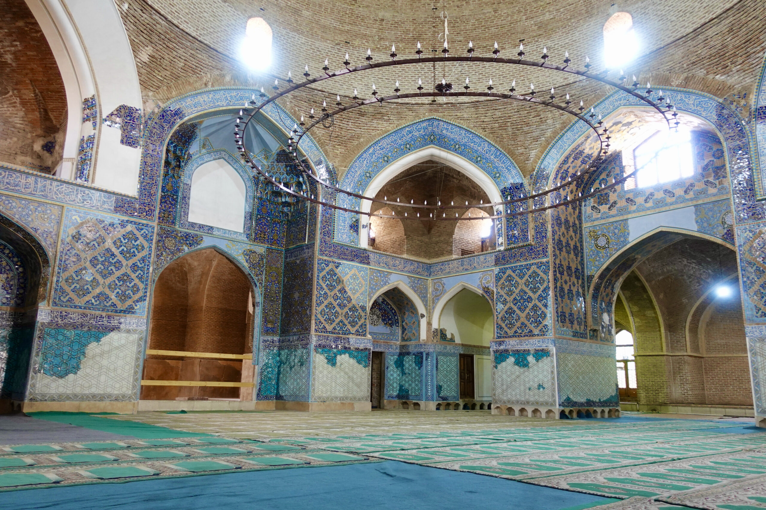 When constructed for ruler Jahan Shah in 1465, the Blue Mosque was one of the most famous buildings of its era