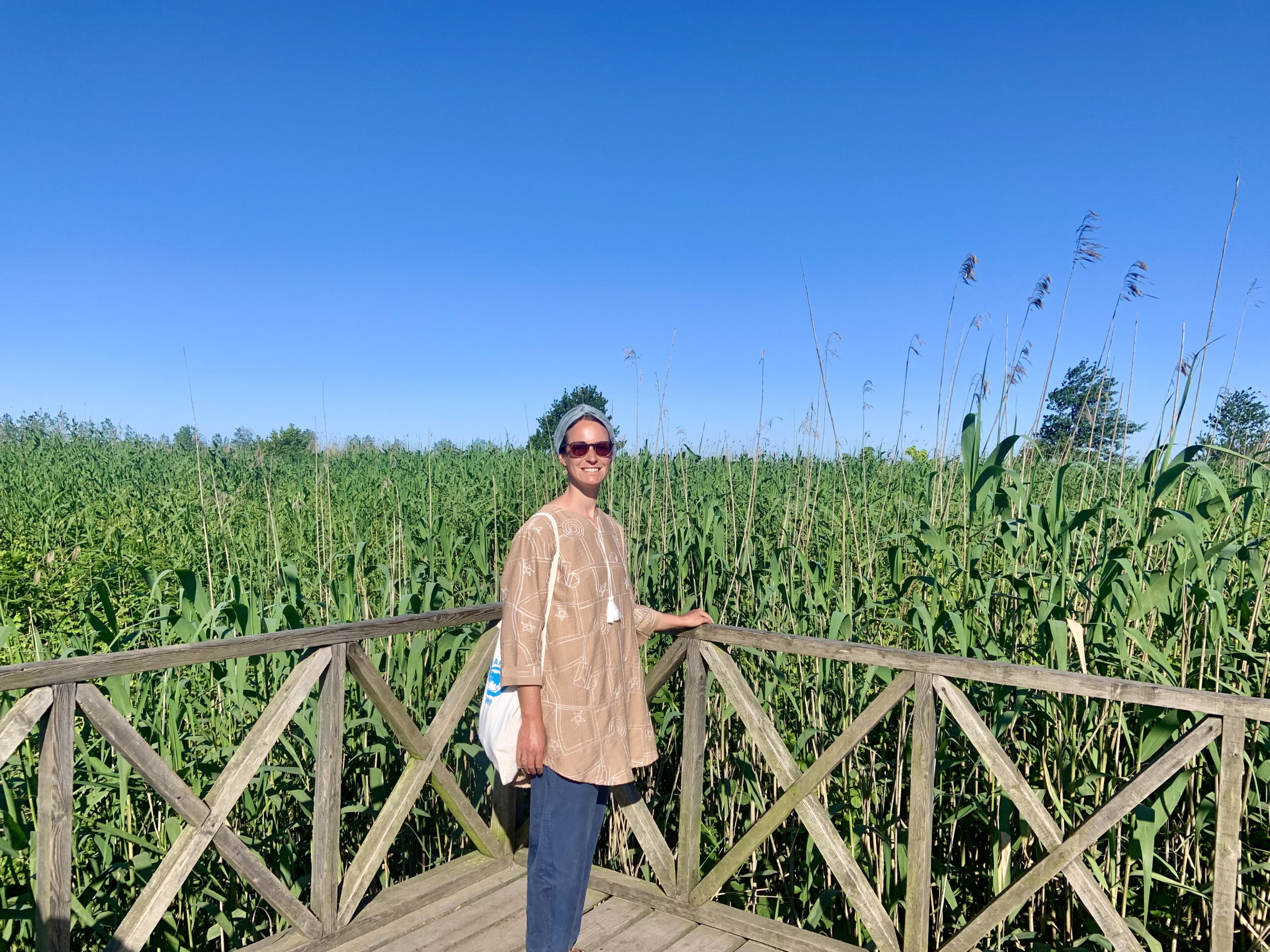 This wooden jetty in Kiashahr leads all the way to the sea