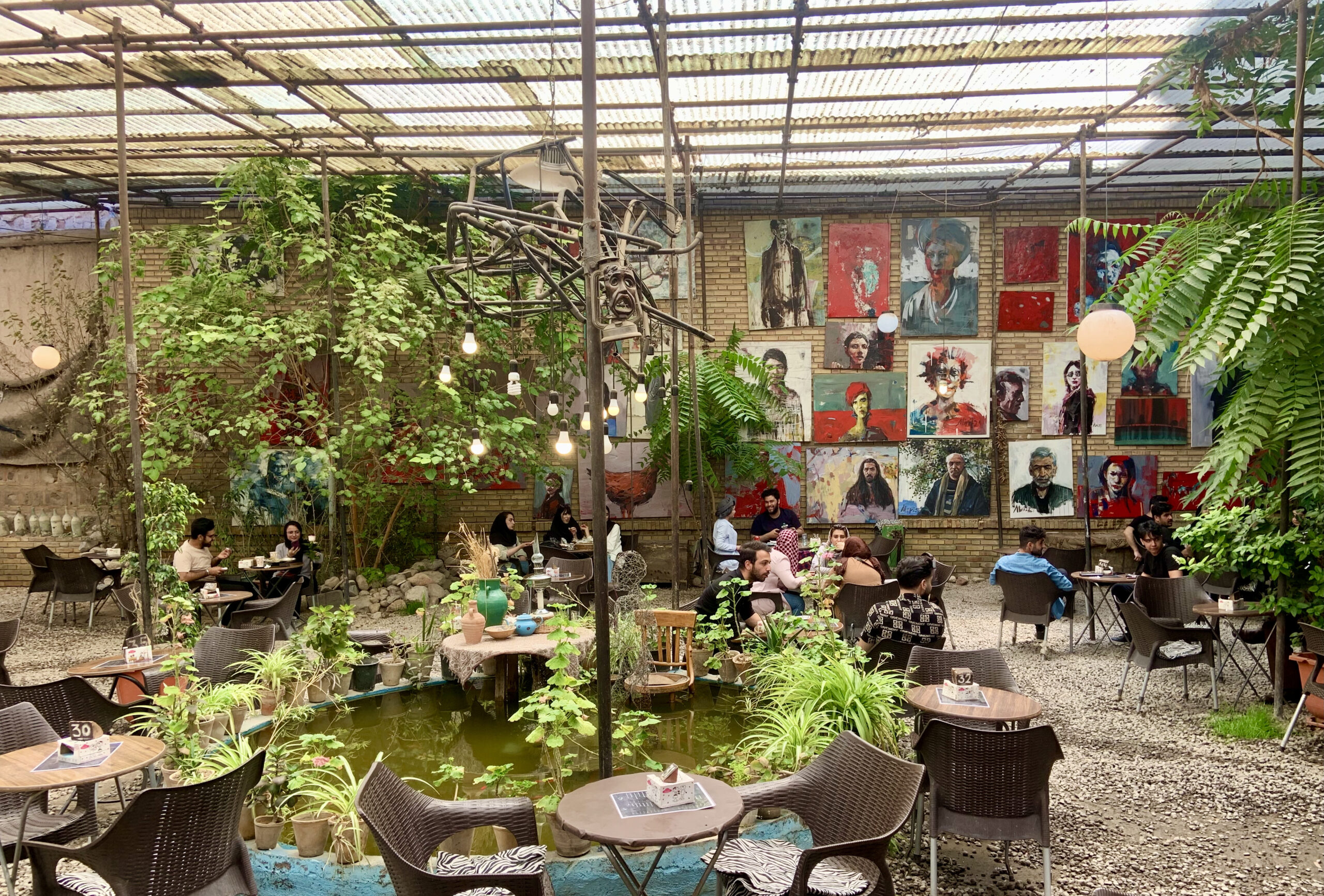 Creative cafe in Tabriz