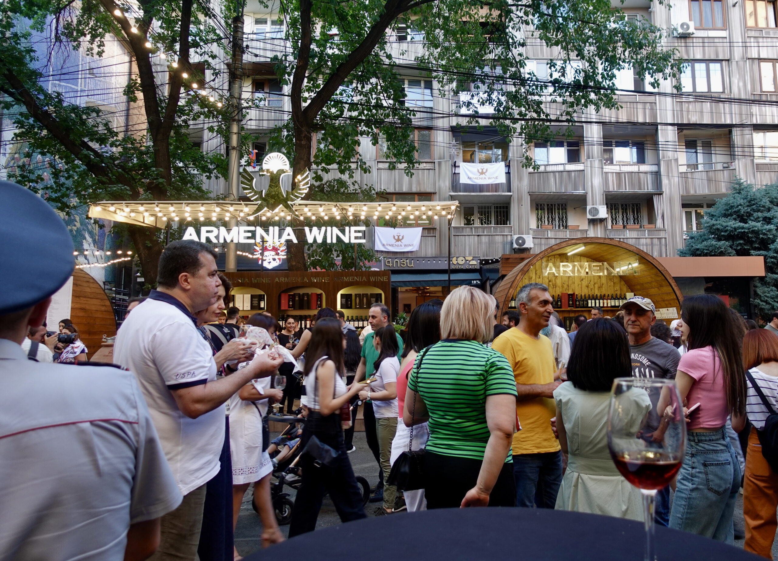 At the Wine Festival in Yerevan