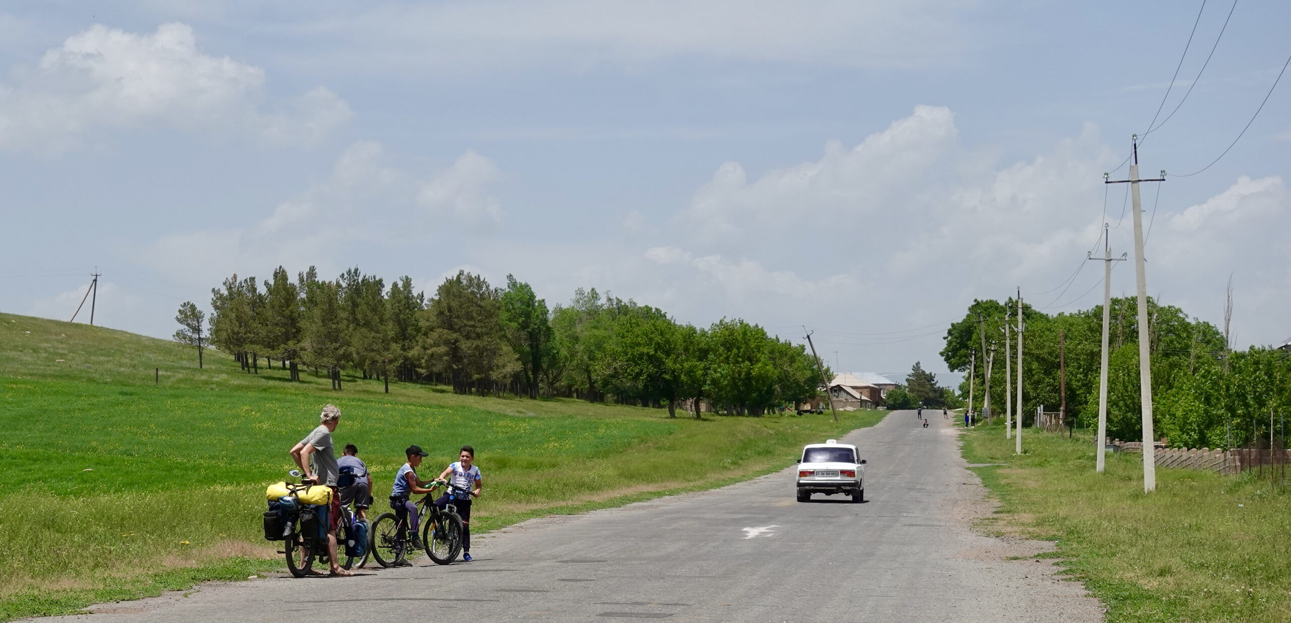 On our way to Lake Sevan