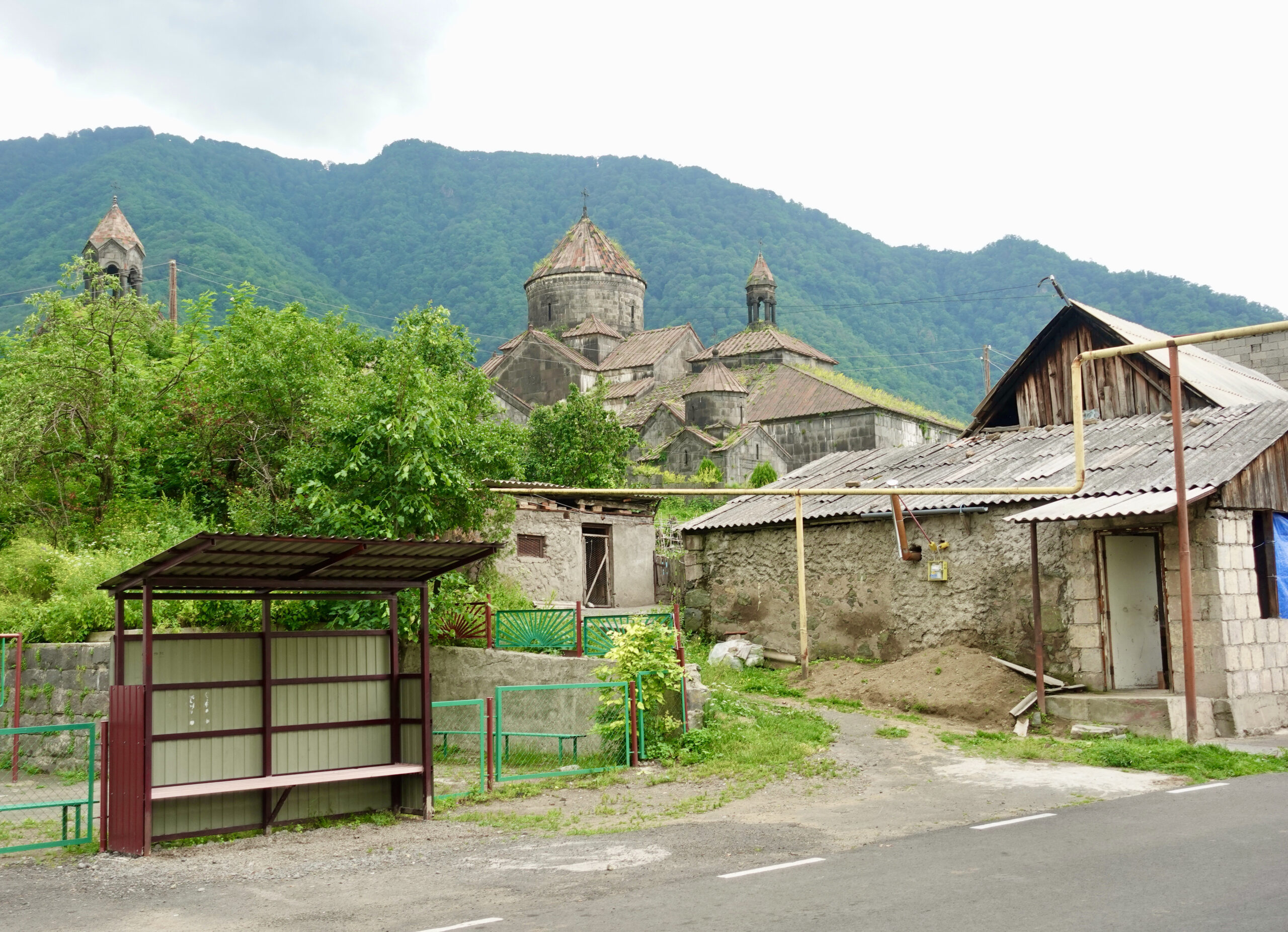 The village of Haghpat sits at the top of a hill