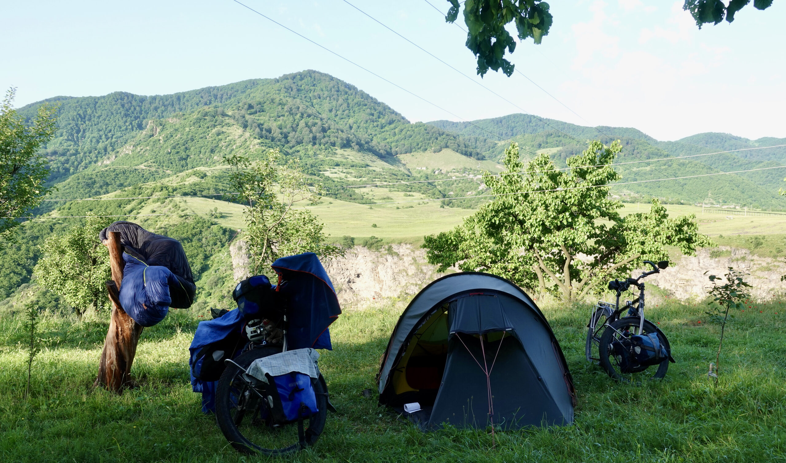 Our last camping spot in Armenia offers...