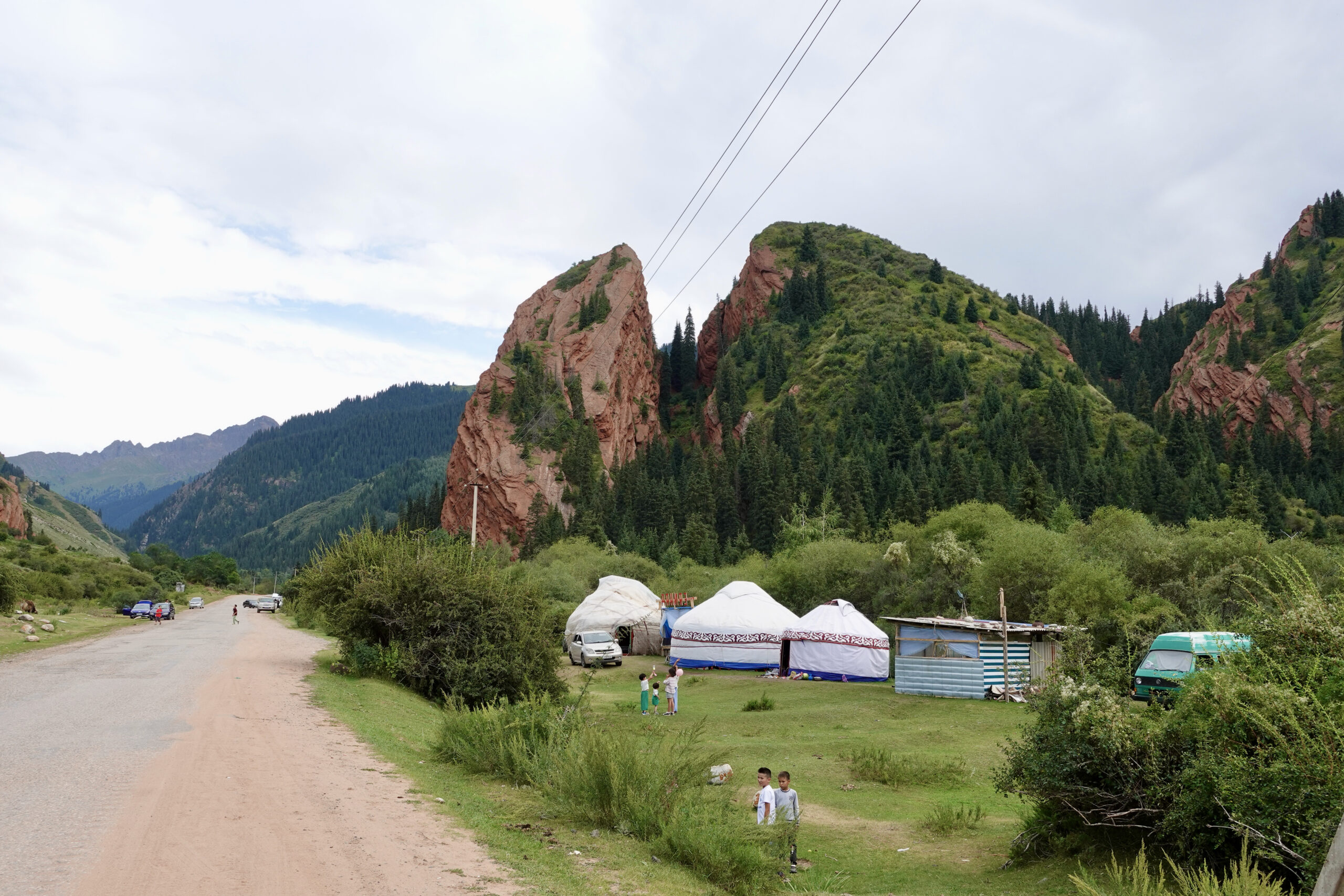 Rock formation "Broken Heart" in Jety-Oguz