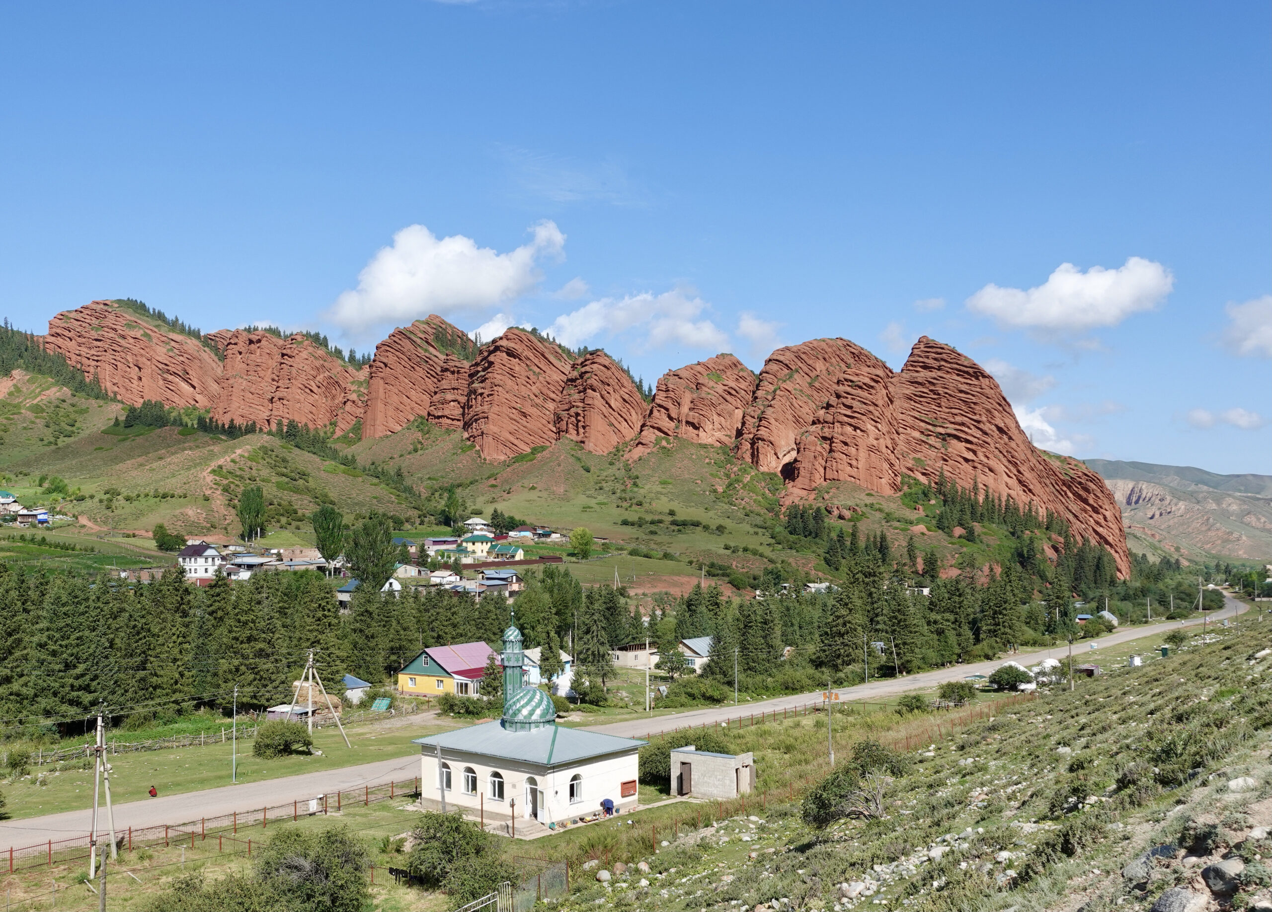 Those rock formations are called the "Seven Bulls"