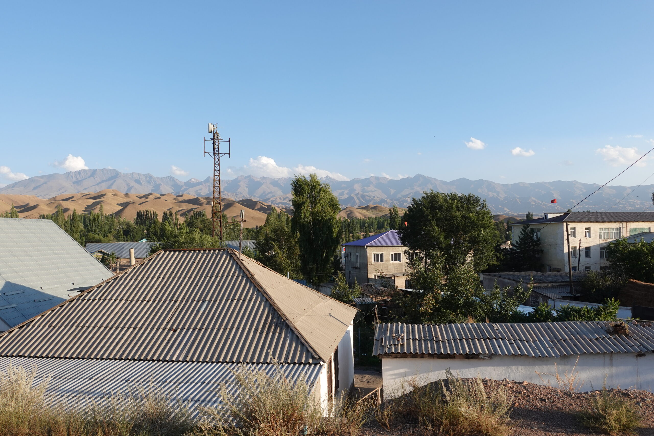 Ausblick vom Guesthouse in Chaek