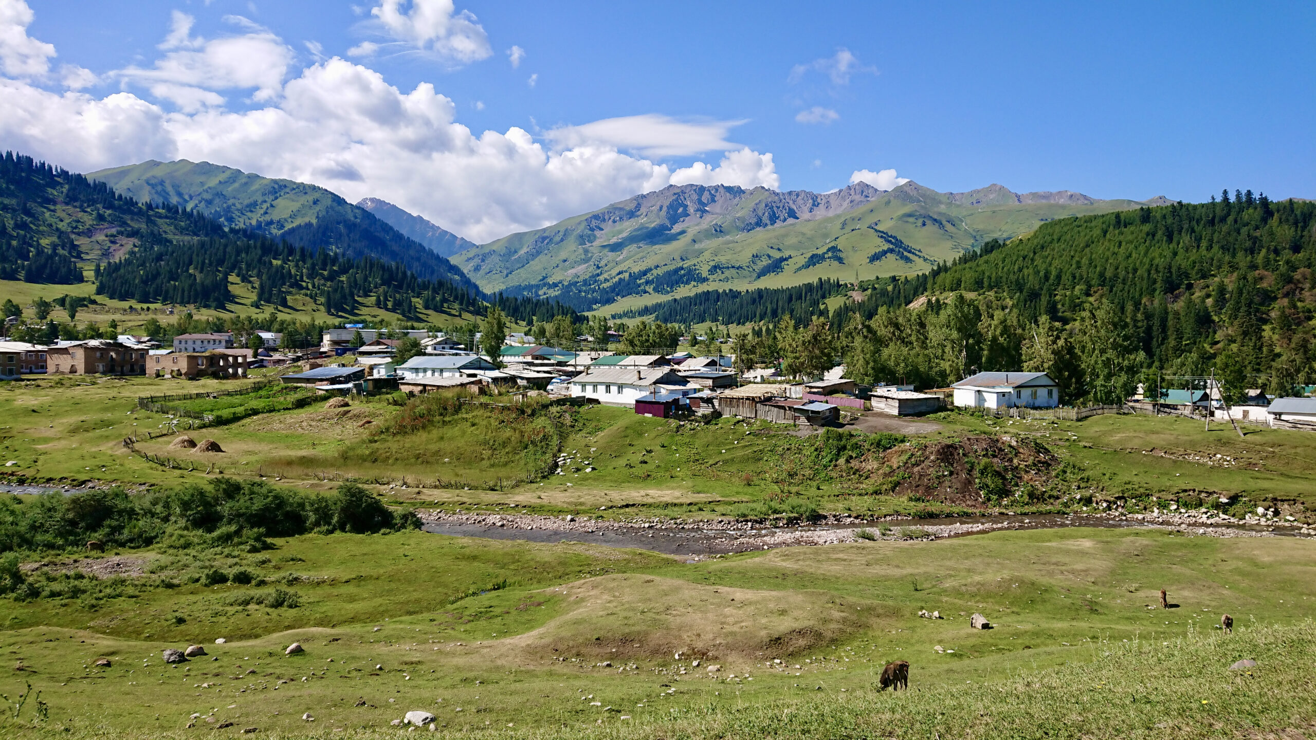 Jyrgalan lies at the end of a valley