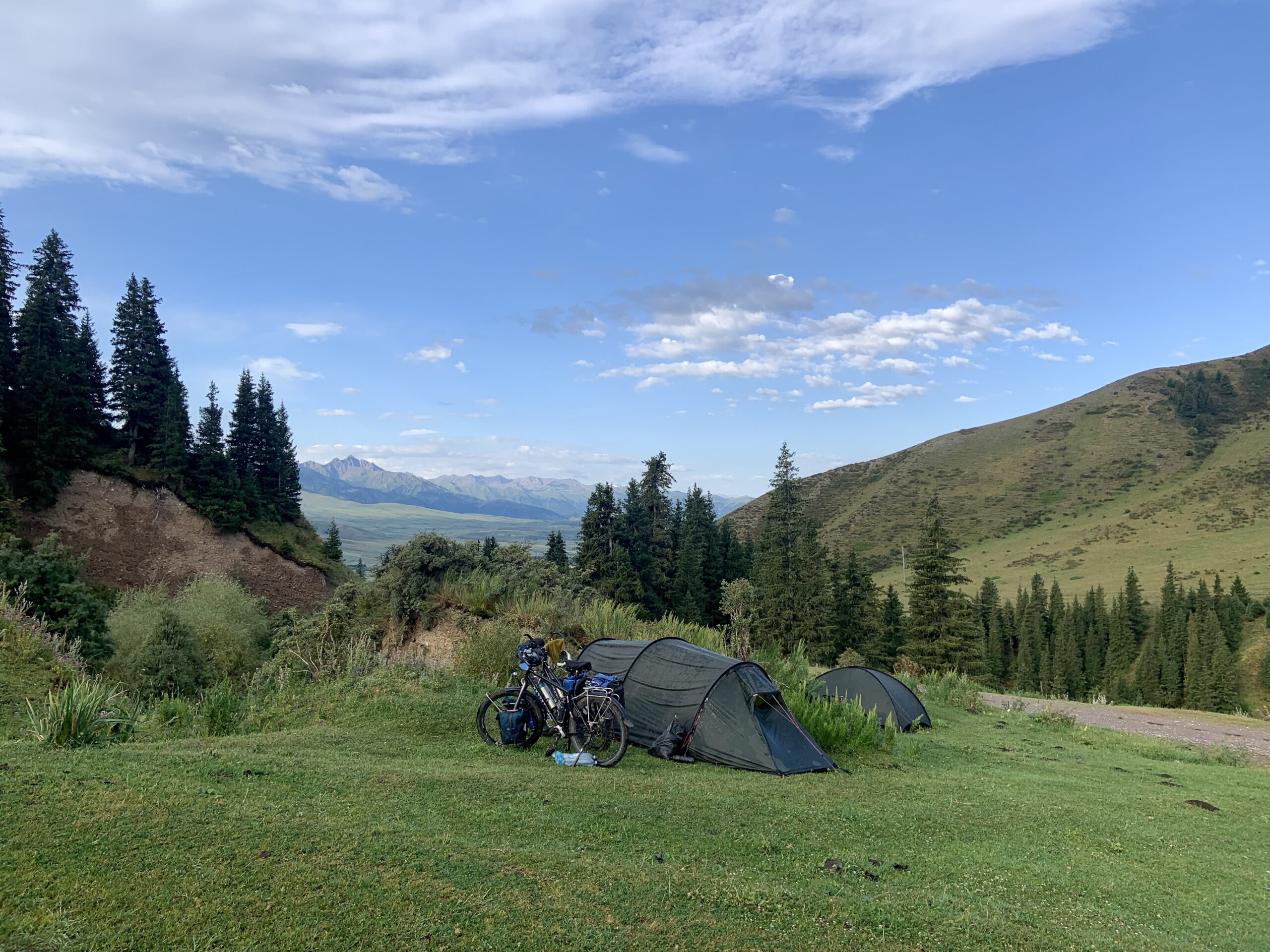 Our first camping spot