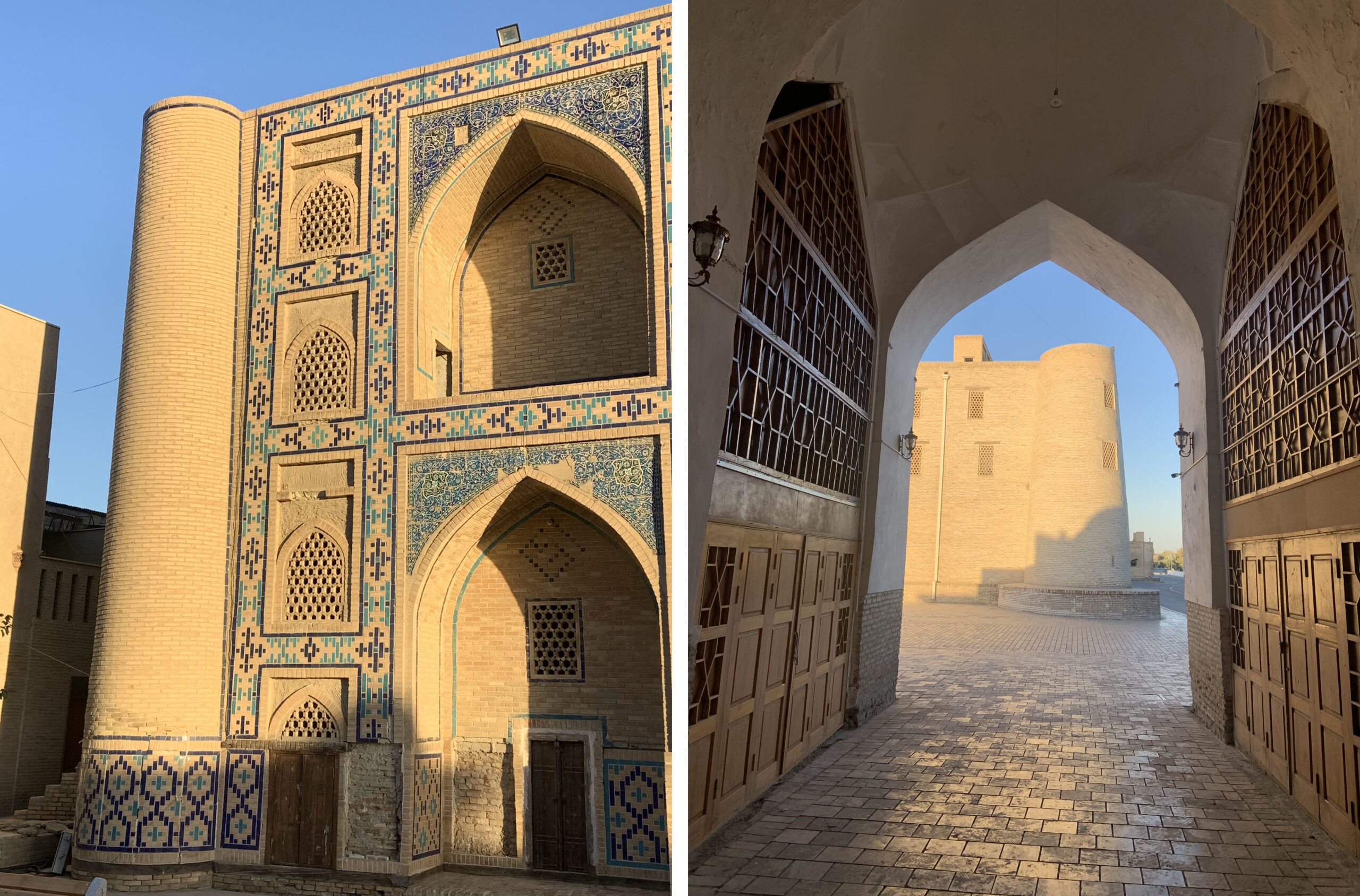 We love strolling around Bukhara in the early morning hours