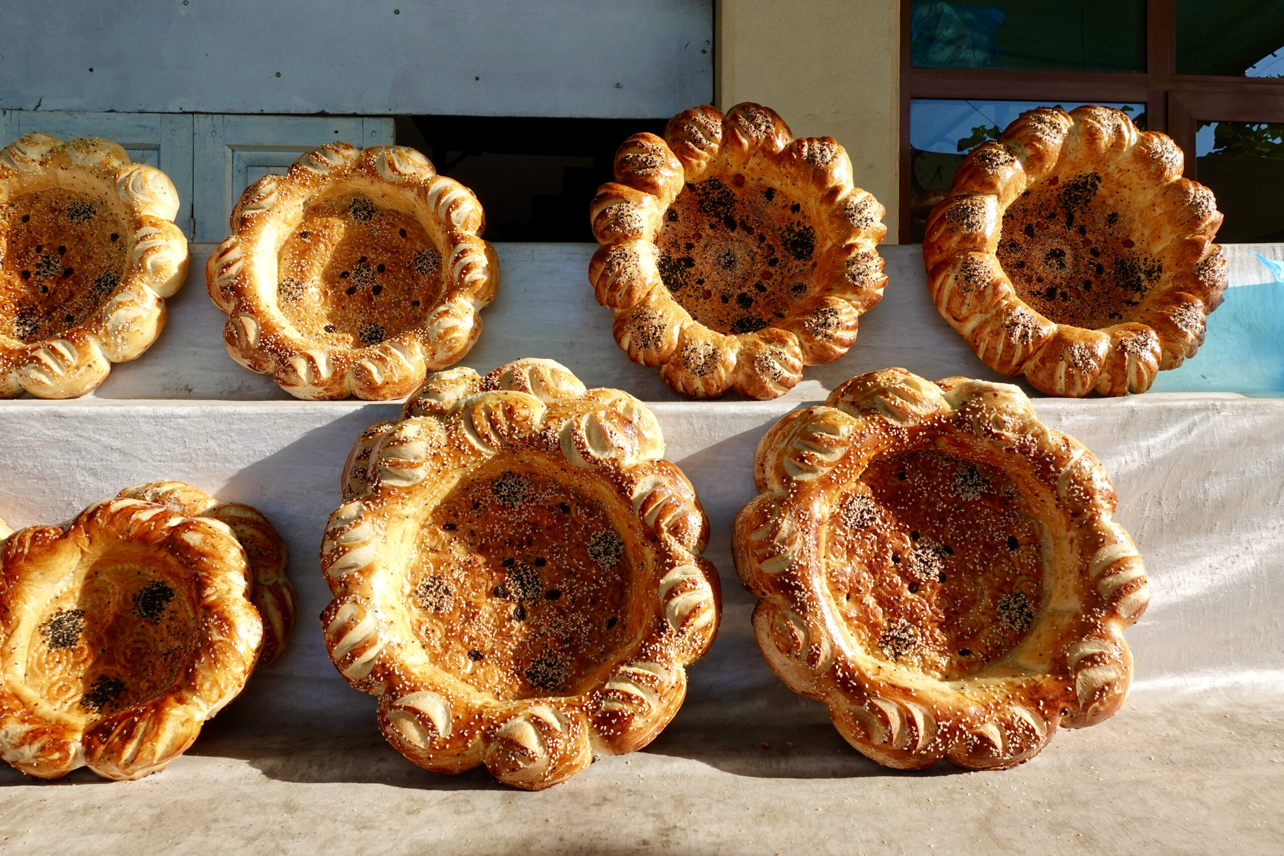 Uzbek breads are like a work of art