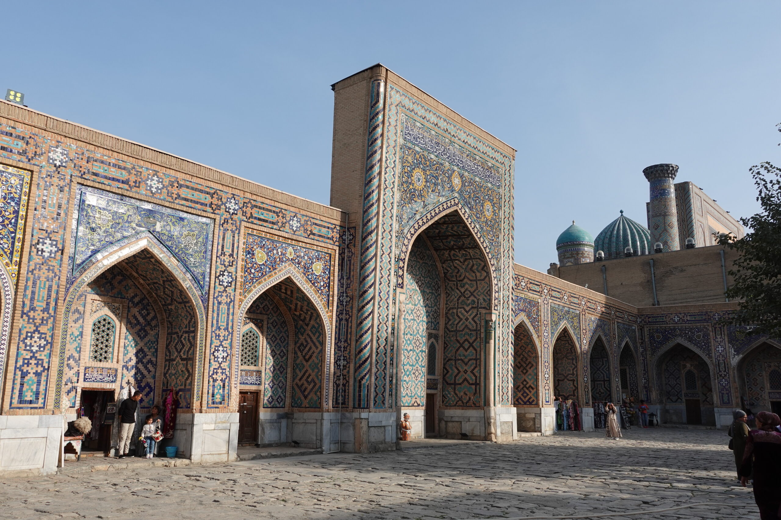 A spacious courtyard was part of each madrasa