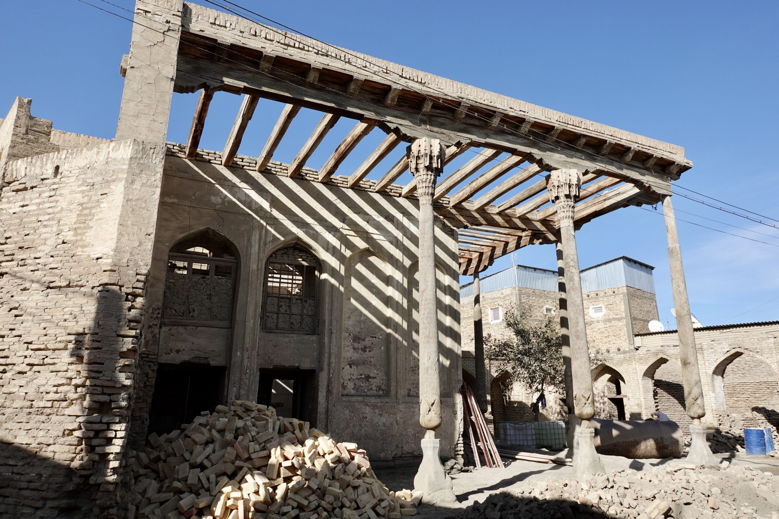 Not all mosques in the old town have been renovated