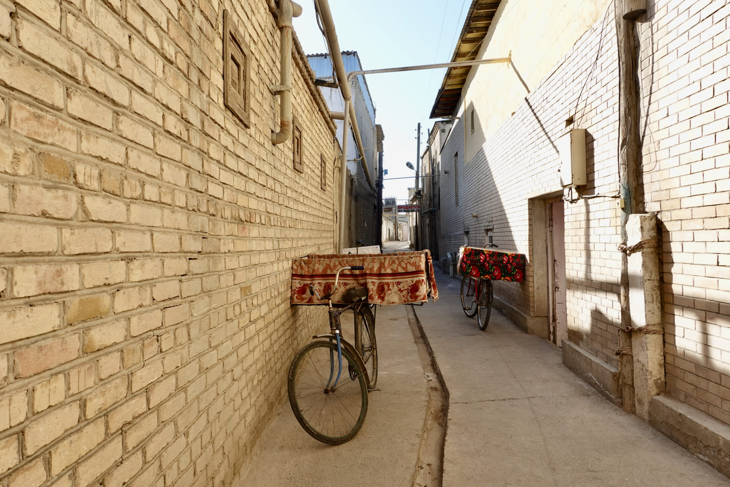 Bicycles for delivering bread fresh from the bakery