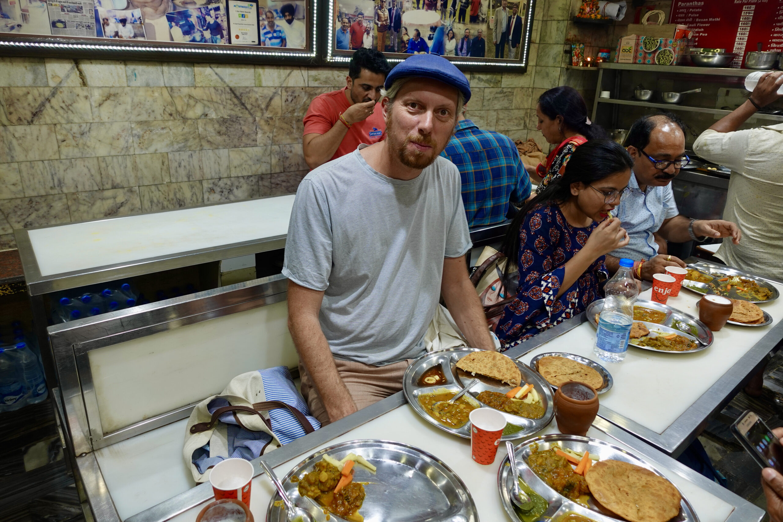 You can count yourself lucky if you find a place to eat at the famous Paranthe Wali Gali