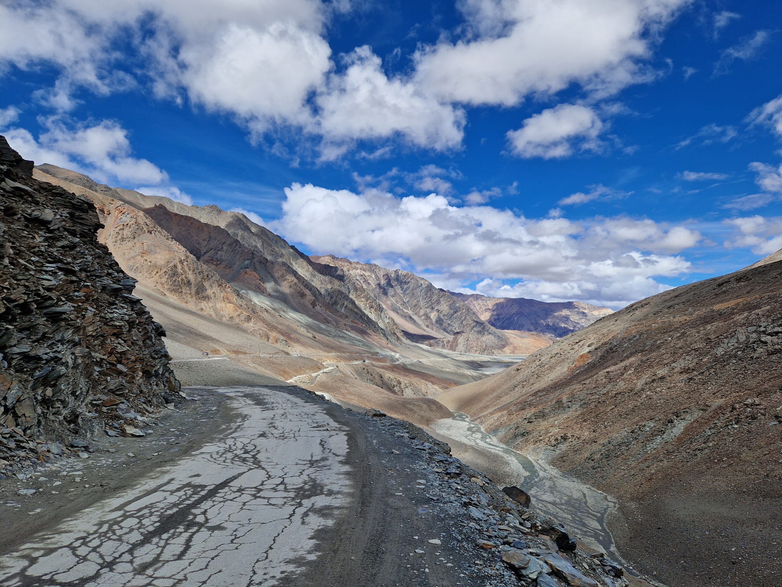 Then the landscape becomes lonelier, more inhospitable, devoid of vegetation for hundreds of kilometers