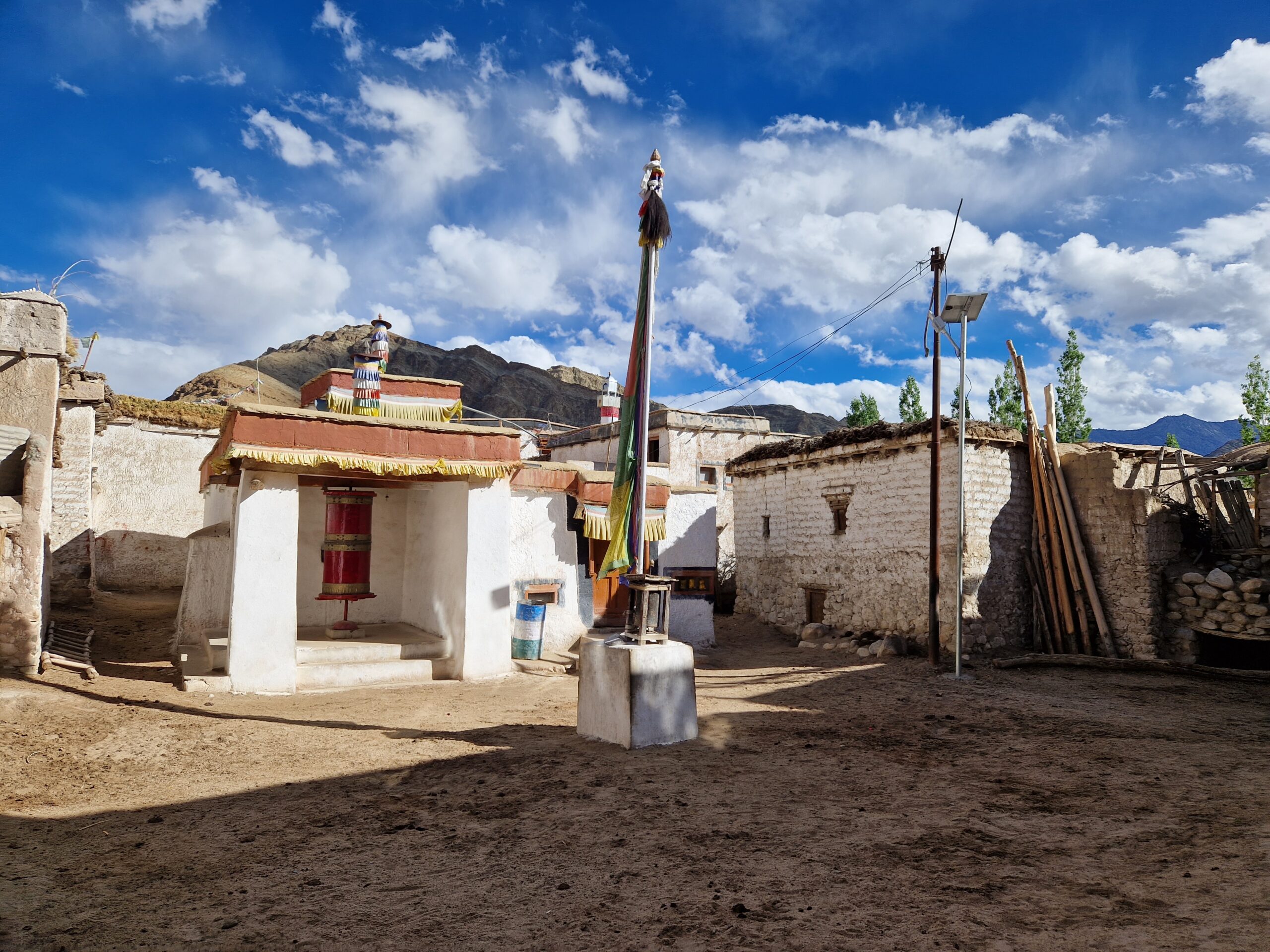 We reach our destination, the village Yangthang