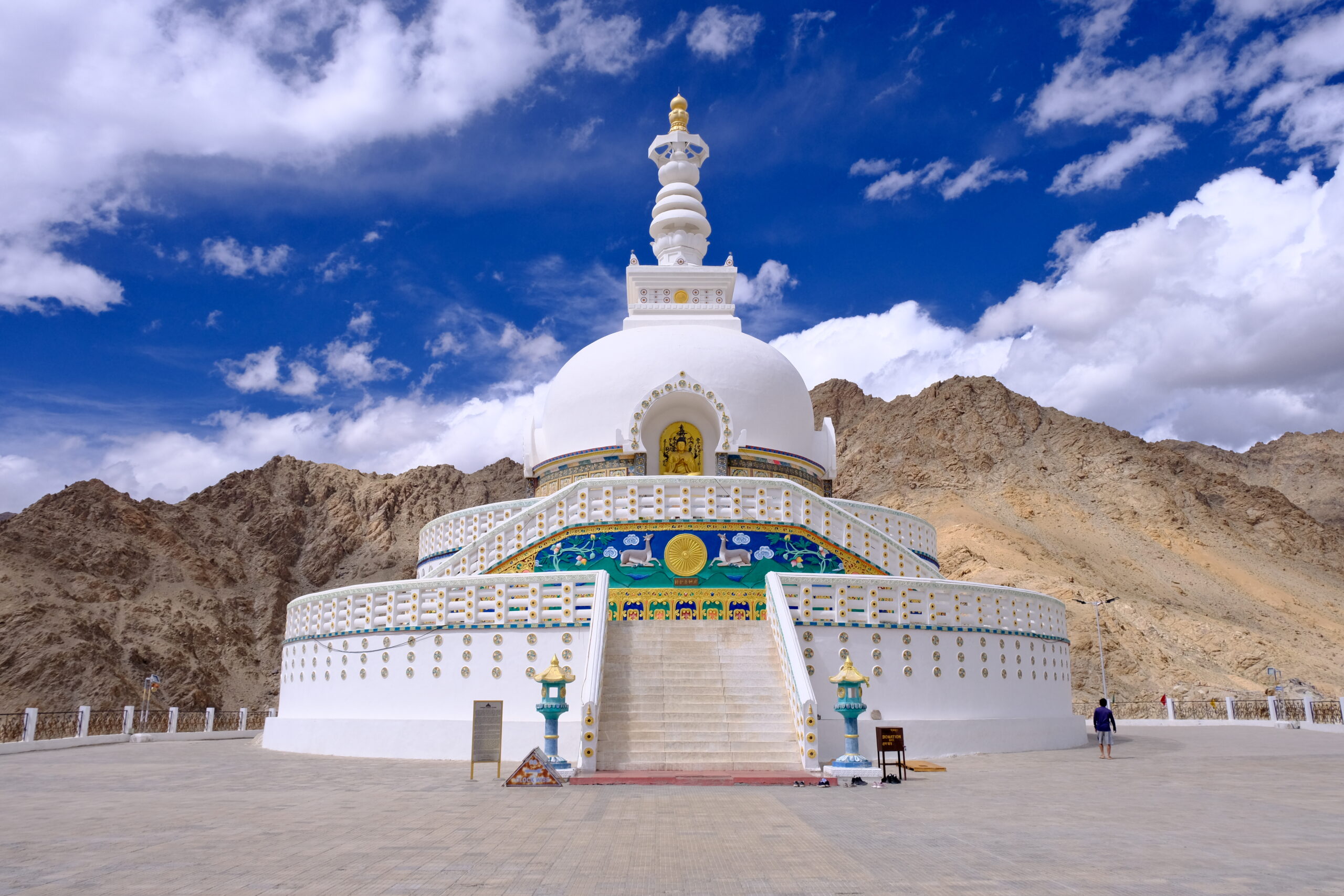 Peace Pagoda outside of Leh