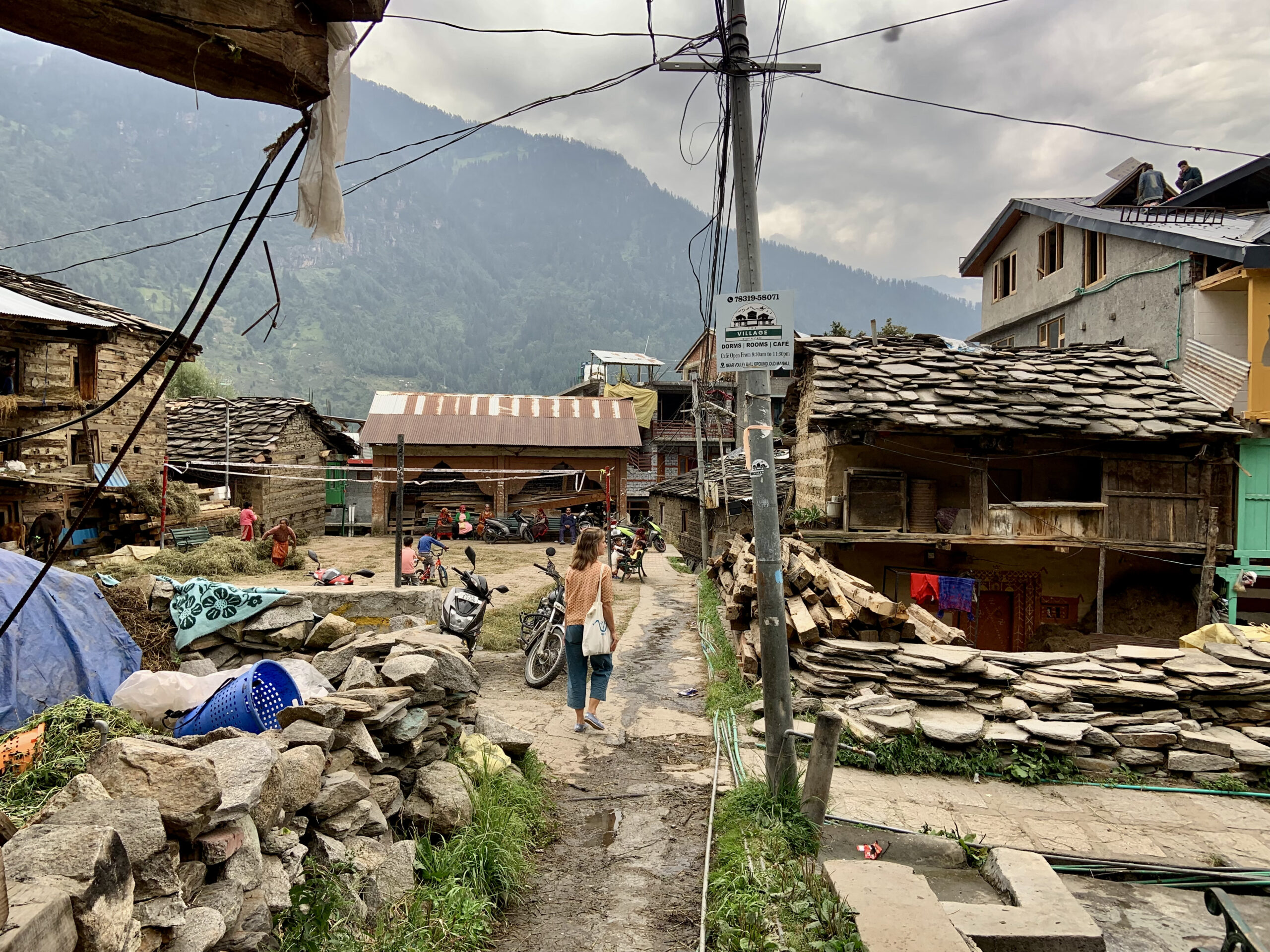 In Old Manali you can still see some traditional houses